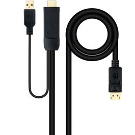 Nanocable Cable Conversor HDMI a DisplayPort 1.8m Negro